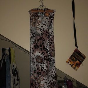 Cheetah maxi skirt